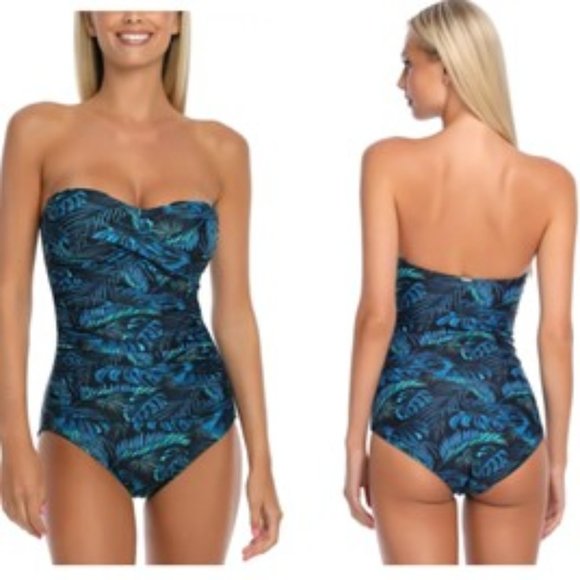 NWT RELLECIGA Tummy Control Bathing Suit (S) - Picture 1 of 6